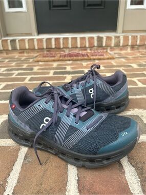 On Running CloudGo Sneakers Storm Magnet Teal Black Womens 11